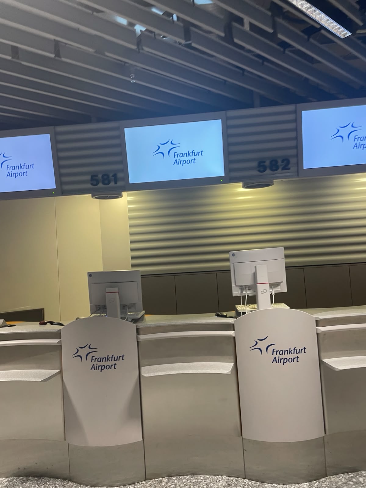 Frankfurt Airport check-in